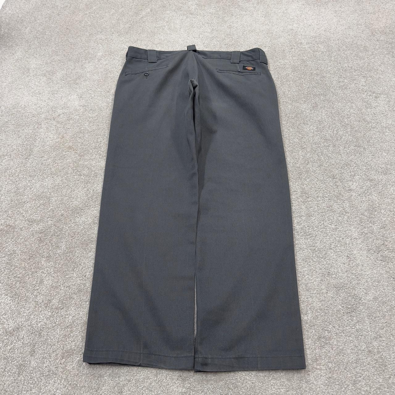 Dickies slim straight chino pants grey W34L30 Straight leg twill chino style skate work trousers