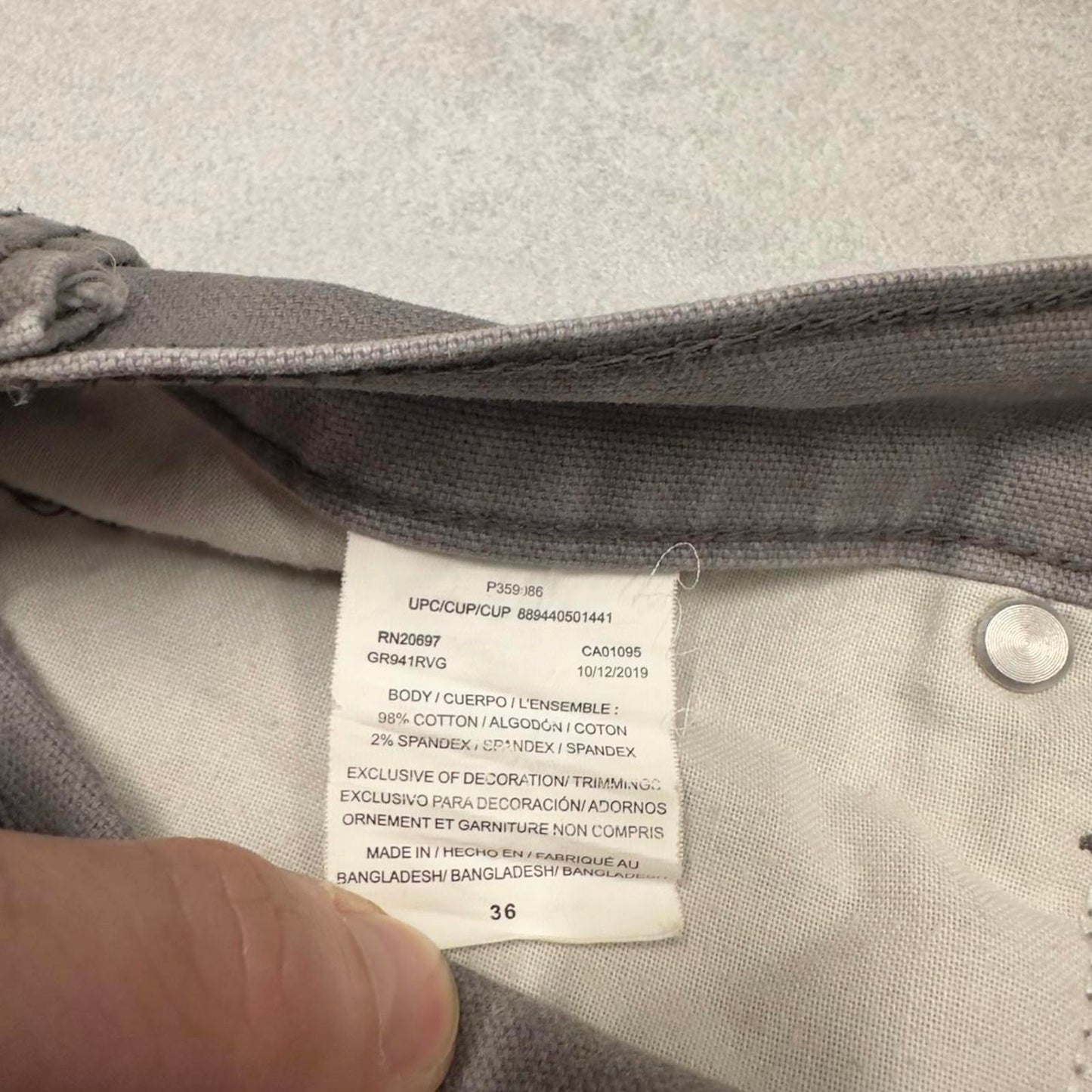 Grey Dickies carpenter jorts W36
