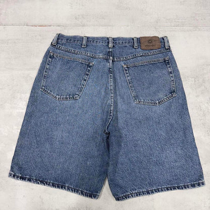 Mens baggy Wrangler jorts W34