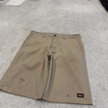 baggy Dickies carpenter shorts khaki Twill chino skater style shorts wide long leg