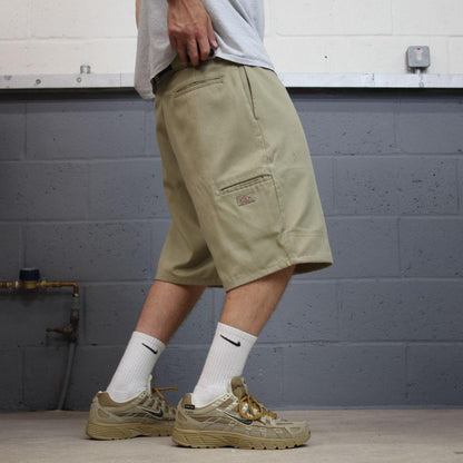 Dickies chino shorts carpenter khaki Chino style skater shorts loose leg festival