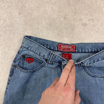 Blue Machine jeans size 18 W26L29 embroidered y2k style pants