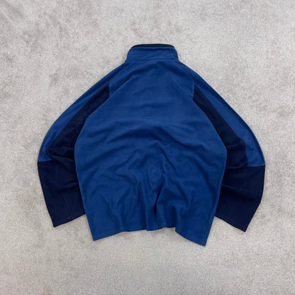 North Face technical fleece XL Blue men’s full zip up TNF Autumn y2k 00s style paneled outdoors