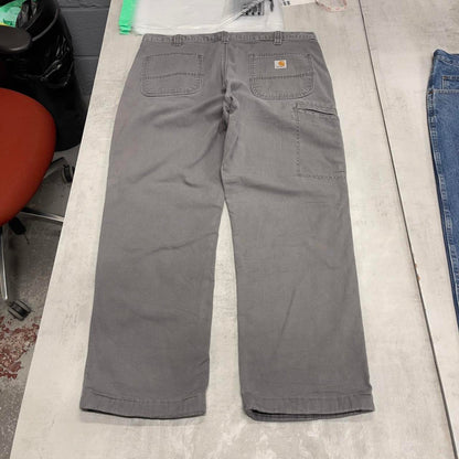 Grey Carhartt carpenter trousers W38L30