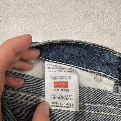 Mens Baggy Wrangler jorts W34 denim skater style shorts