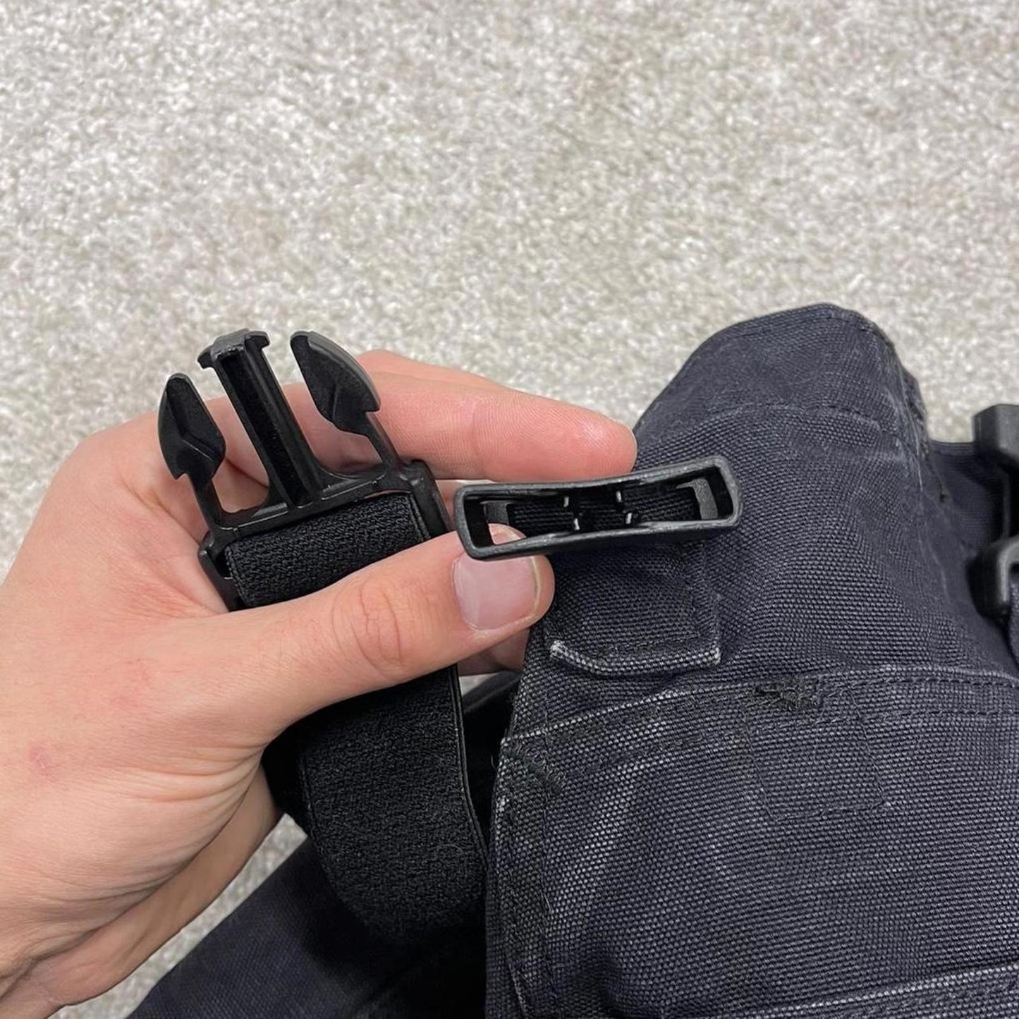 Black Carhartt FR dungarees W36L30 mens quilt lined canvas overalls utility worker