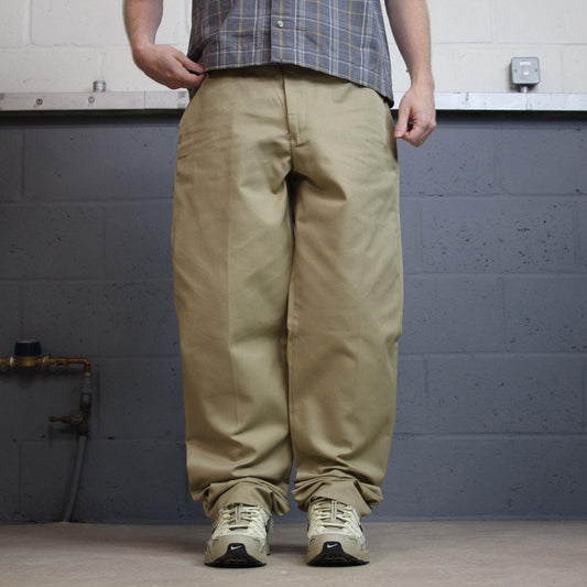 Red Kap baggy work pants y2k khaki Straight loose chino surf skate style trousers