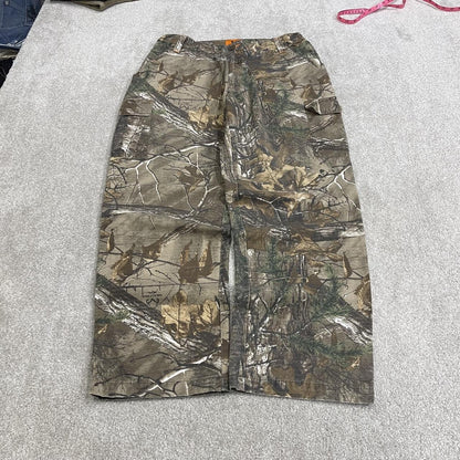 Realtree camo cargo pants Y2K khaki Field & Stream loose fit camouflage pattern
