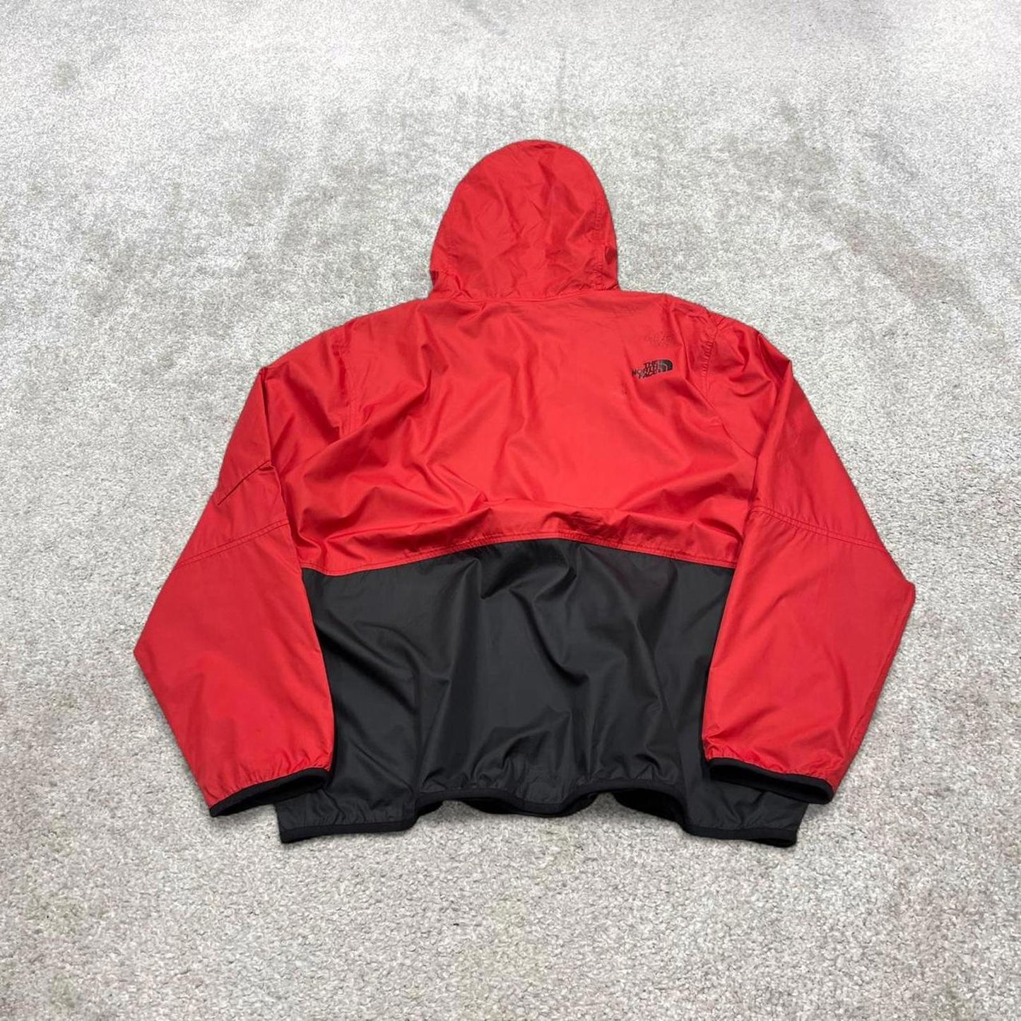 North Face technical jacket XL mens full zip windbreaker TNF Autumn Y2K style outdoors