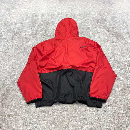 North Face technical jacket XL mens full zip windbreaker TNF Autumn Y2K style outdoors