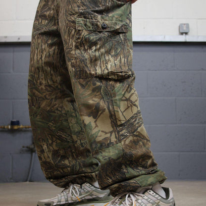 Walls Realtree camo cargo pants loose khaki Loose leg camouflage utility hunting pants