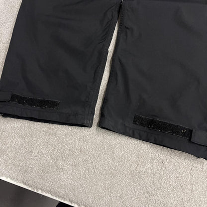 Dickies baggy waterproof tracksuit bottoms black Wide leg lined waterproof technical trousers