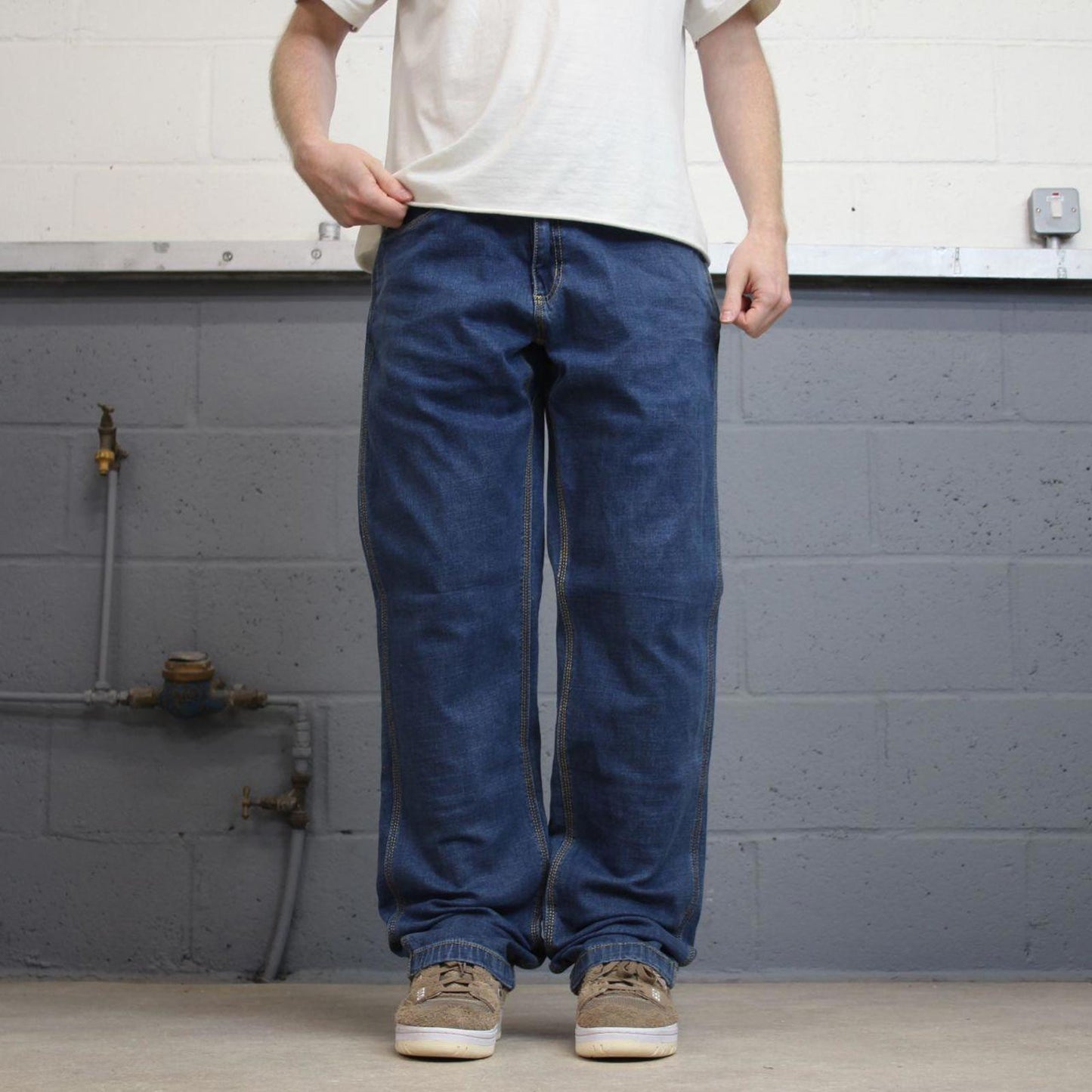 Blue Caterpillar jeans W34L34 loose denim skater style jeans