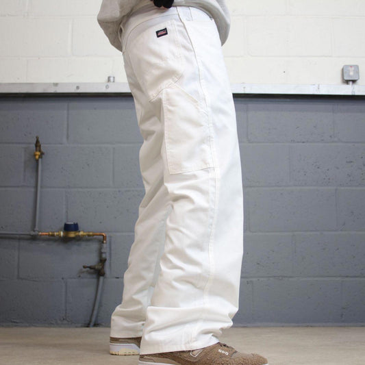 90s Dickies carpenter pants W34L30 white loose cargos 00s skater style workwear