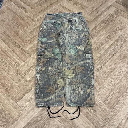 Vintage Liberty baggy camo cargo pants Loose floaty Advantage camouflage utility combat trousers