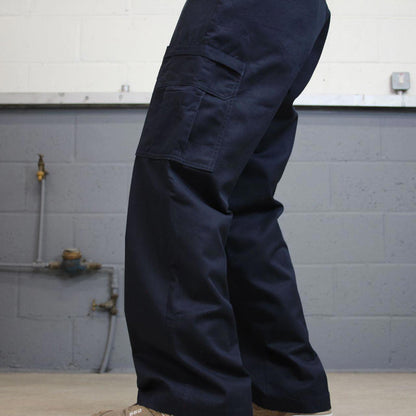 Loose Dickies cargo trousers W32L30 navy loose chino style skater cargo pants