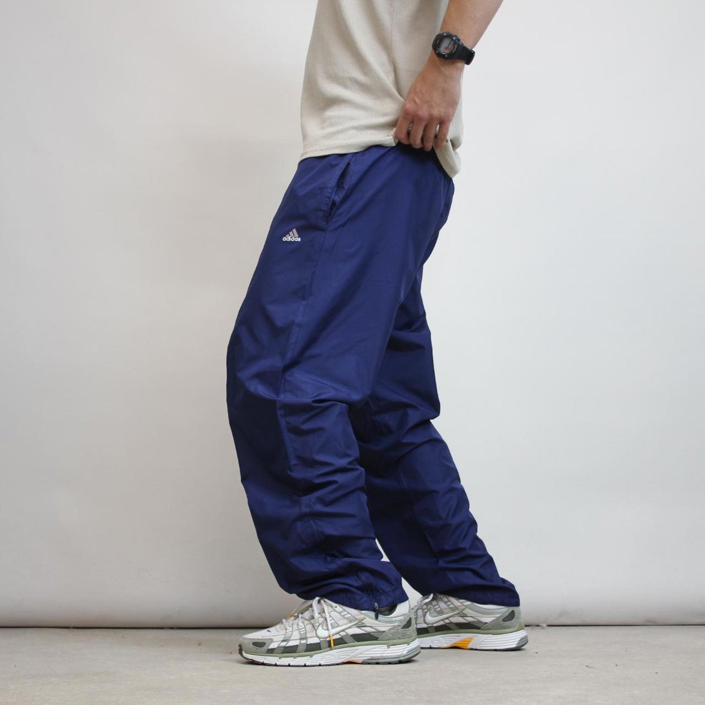 Baggy Navy Adidas Trackies L