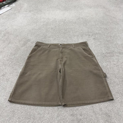 Levi’s baggy corduroy shorts carpenter khaki Loose fit cord skate style cargo shorts