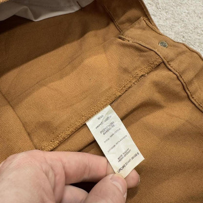 Baggy denim carpenter shorts cargo tan Big smith canvas skater style surf jorts
