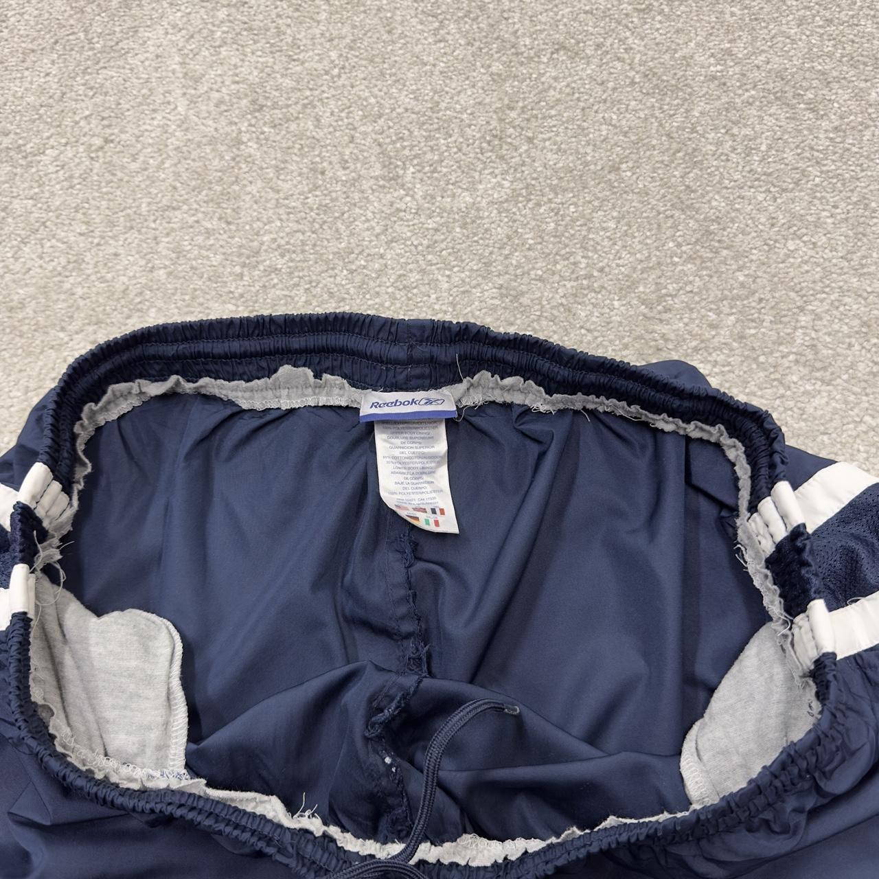 Baggy Y2K Reebok tracksuit bottoms navy XXL Wide leg casual 2000s style track pants