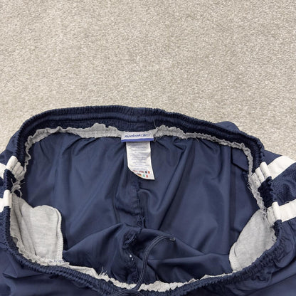 Baggy Y2K Reebok tracksuit bottoms navy XXL Wide leg casual 2000s style track pants