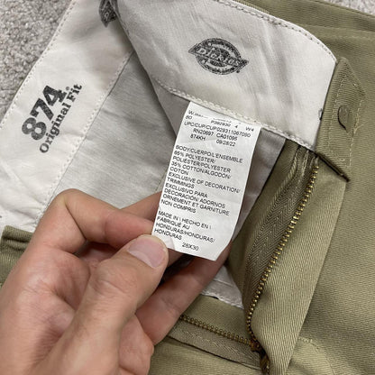 Dickies 874 work pants y2k original fit khaki loose original fit chino 90s skater style trousers