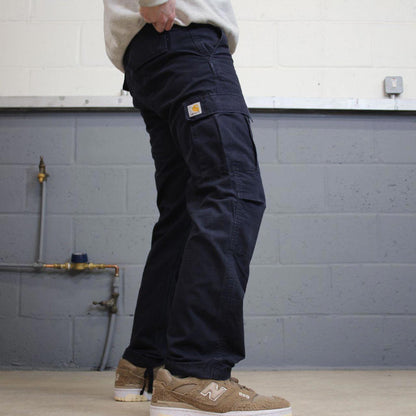 Carhartt WIP Aviation cargo pants W30L30 Mens navy relaxed 00s y2k style cargos trousers