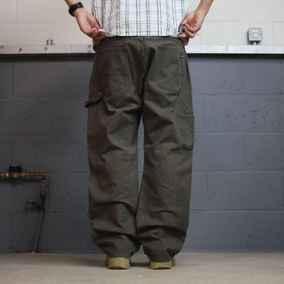 Dickies carpenter jeans y2k straight fit khaki Loose canvas cargos skater surf style pants