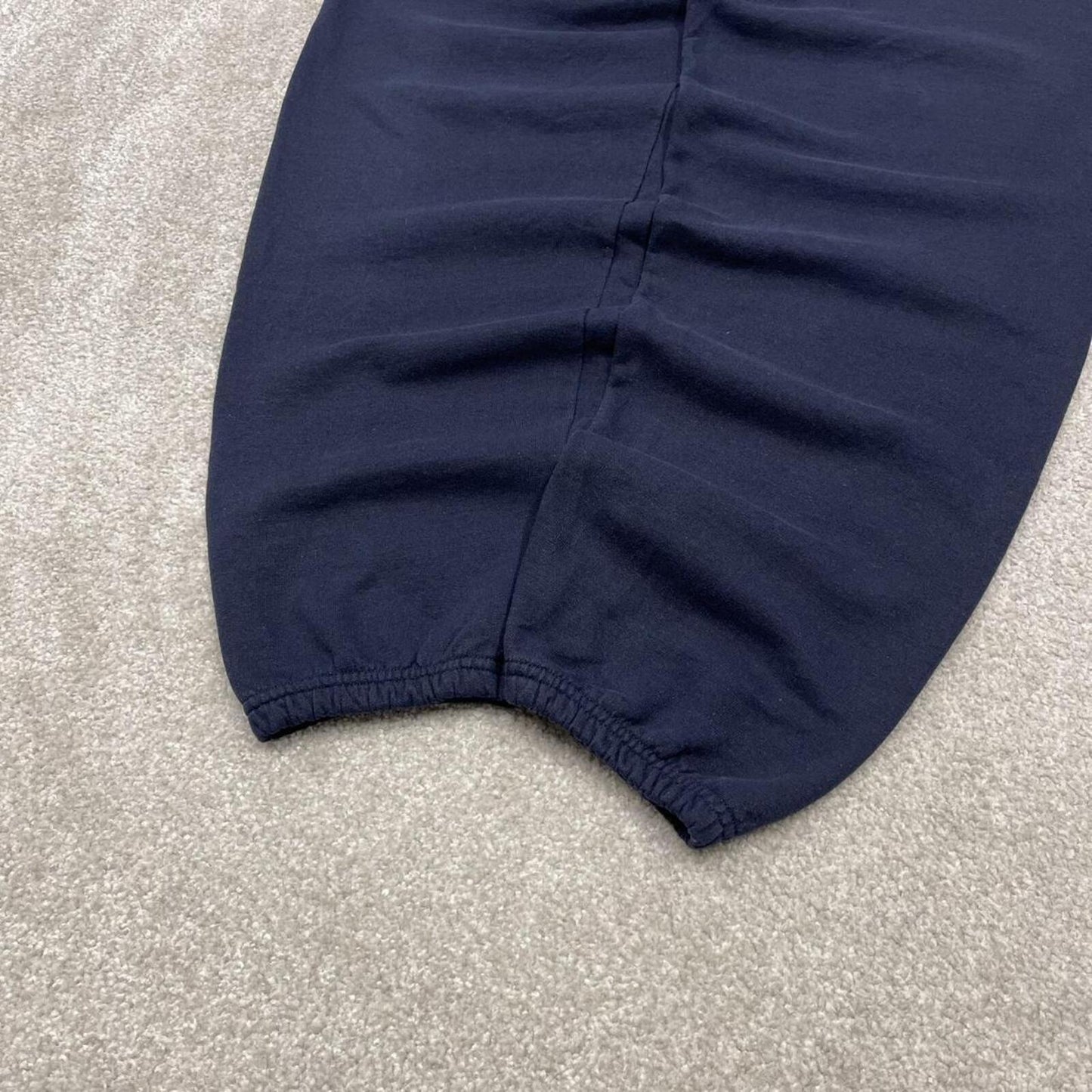 Champion baggy sweatpants joggers cuffed navy Loose floaty embroidered tracksuit bottoms