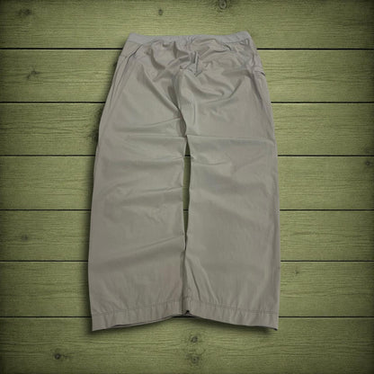 Y2K Arc'teryx technical hiking pants grey lightweight walking trousers embroidered fossil skeleton