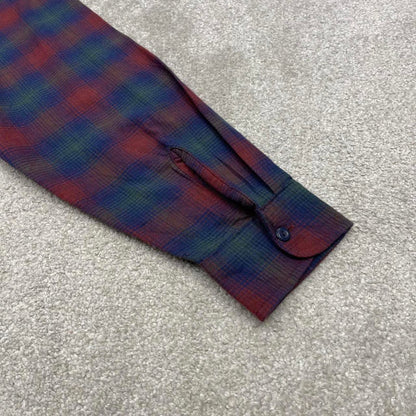 Y2K Levi’s checkered plaid flannel shirt red Long sleeve check button down