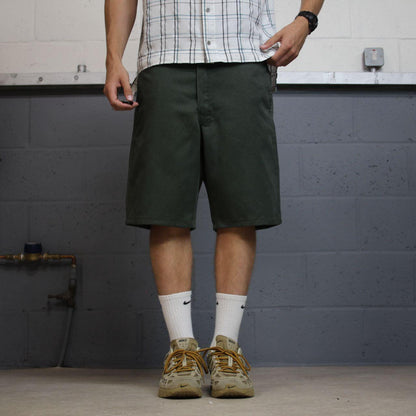 Dickies 874 shorts y2k original fit green Twill chino skater surf style shorts