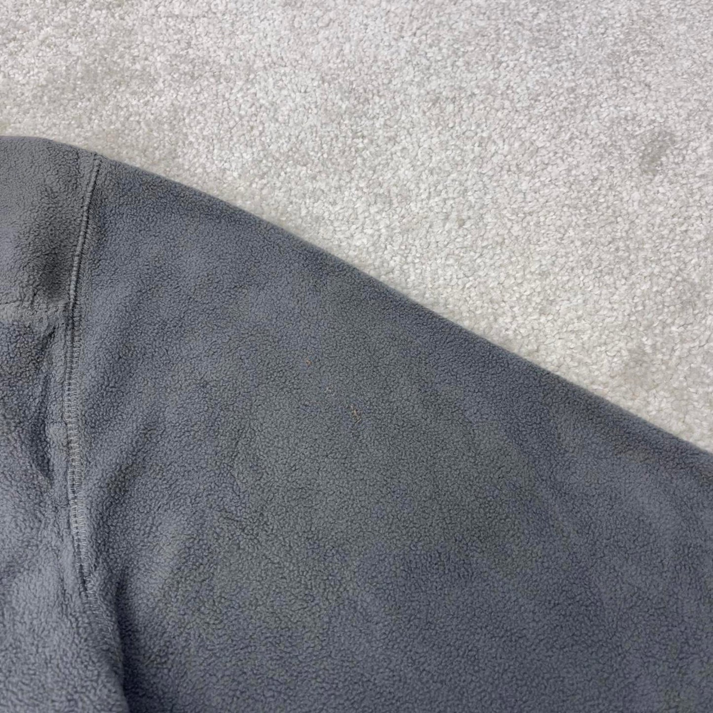 Grey Champion technical fleece XXL full zip up y2k 00s style autumn adjustable waist outdoors wear