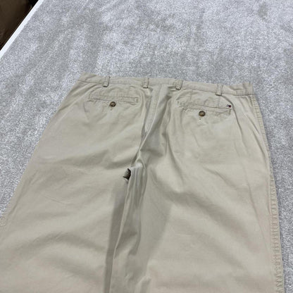 Tommy Hilfiger chino pants summer cream Loose smart casual chino trousers