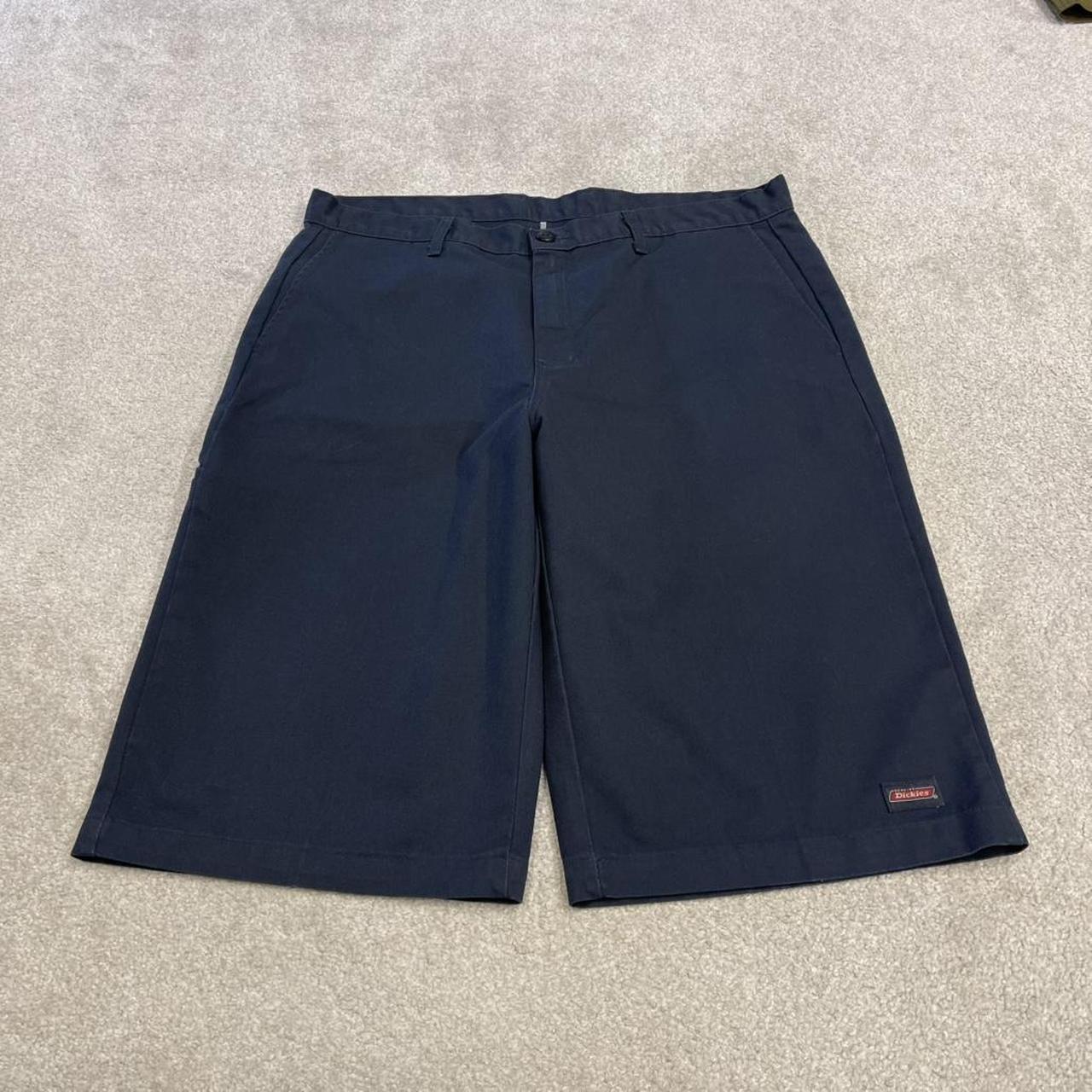 Dickies long baggy shorts chino carpenter navy Cargo style skater / surf shorts summer festival