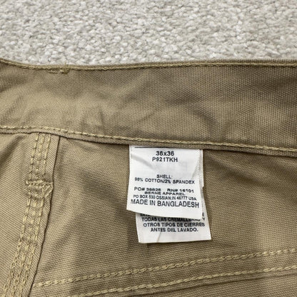 Y2K Berne carpenter jeans loose straight beige Straight leg skater style work cargos