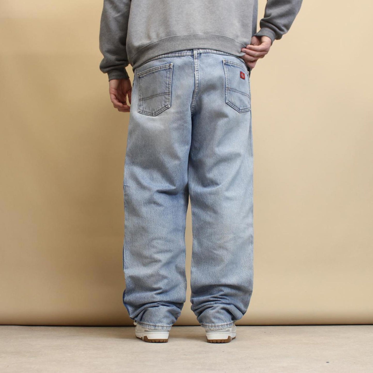 Blue Dickies jeans W40L32 loose denim 90s style skater distressed jeans