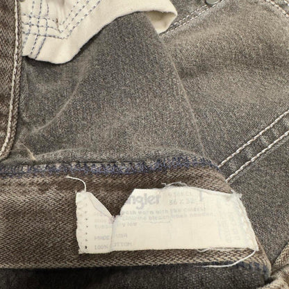 Vintage y2k Wrangler jeans brown Casual style 5 pocket straight leg denim pants