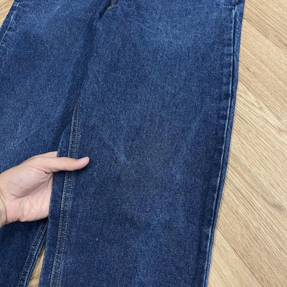 Vintage Carhartt jeans straight fit Y2K traditional fit thick blue denim work pants