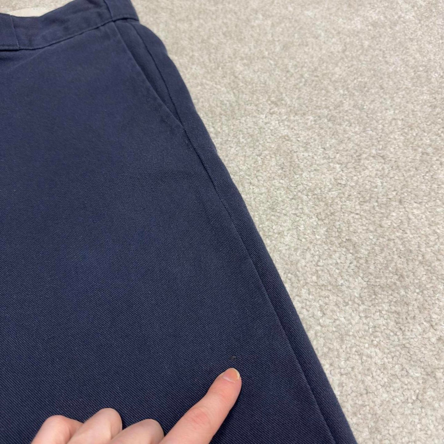 Y2K Dickies 874 work pants faded navy Loose flex chino style skate trousers