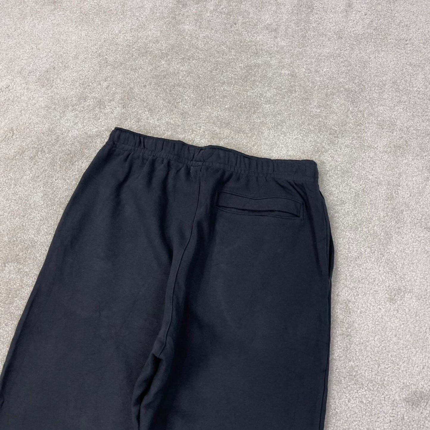 Black Nike joggers XL Swoosh logo y2k style sportswear track pants straight leg