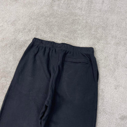 Black Nike joggers XL Swoosh logo y2k style sportswear track pants straight leg