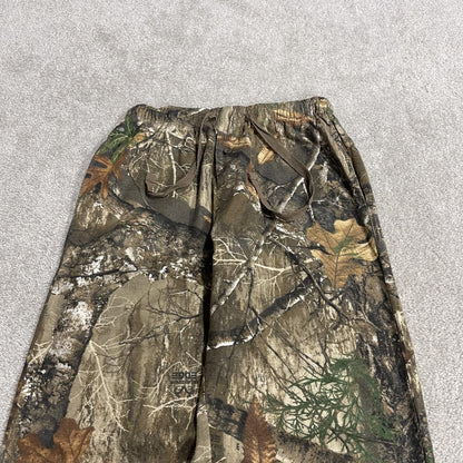 Realtree baggy camo lightweight pants y2k loose khaki Magellan soft floaty pyjama style pants