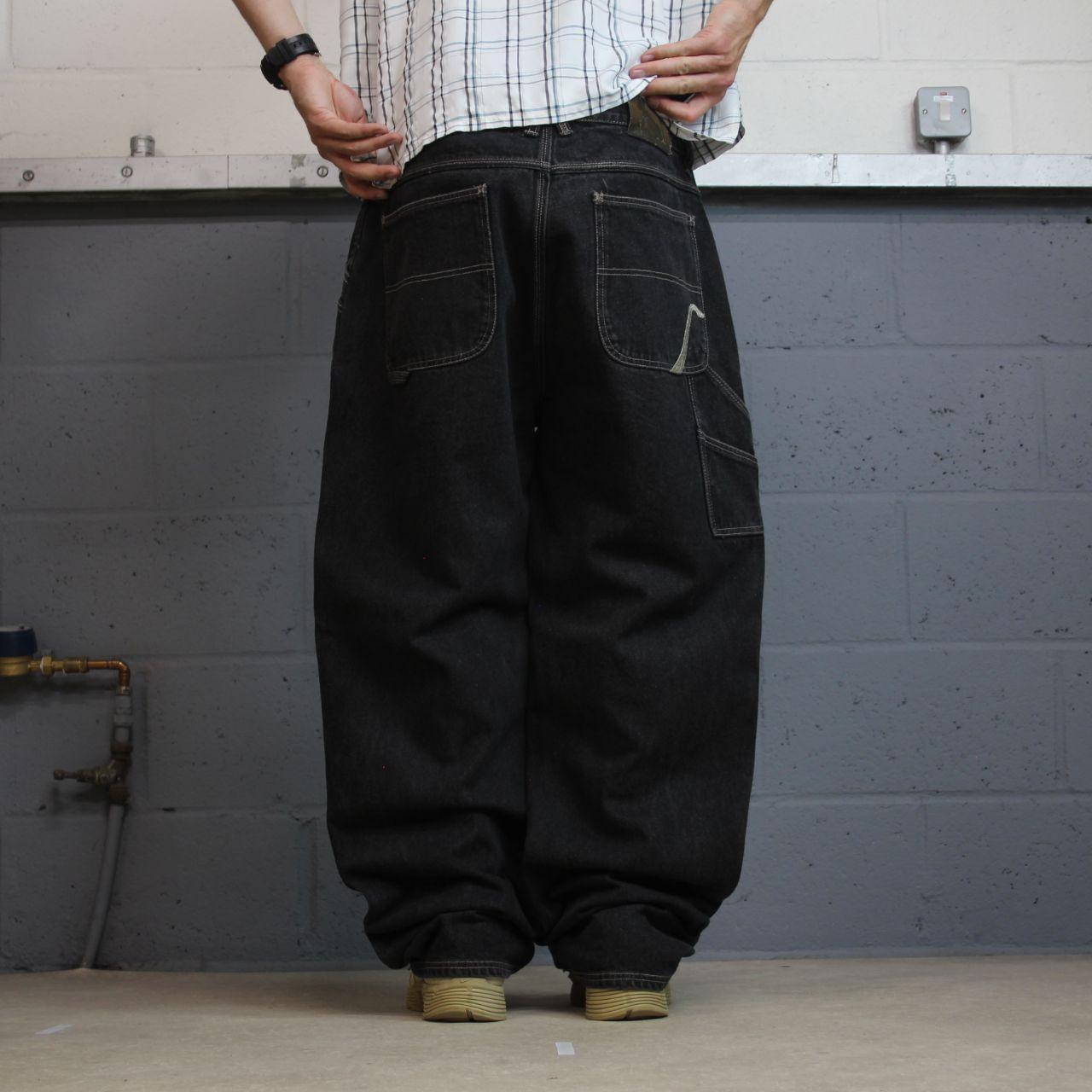 Baggy carpenter jeans y2k black DrunkNMunky loose skater cargos
