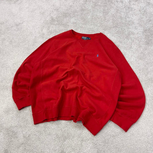 Red Ralph Lauren sweatshirt XL