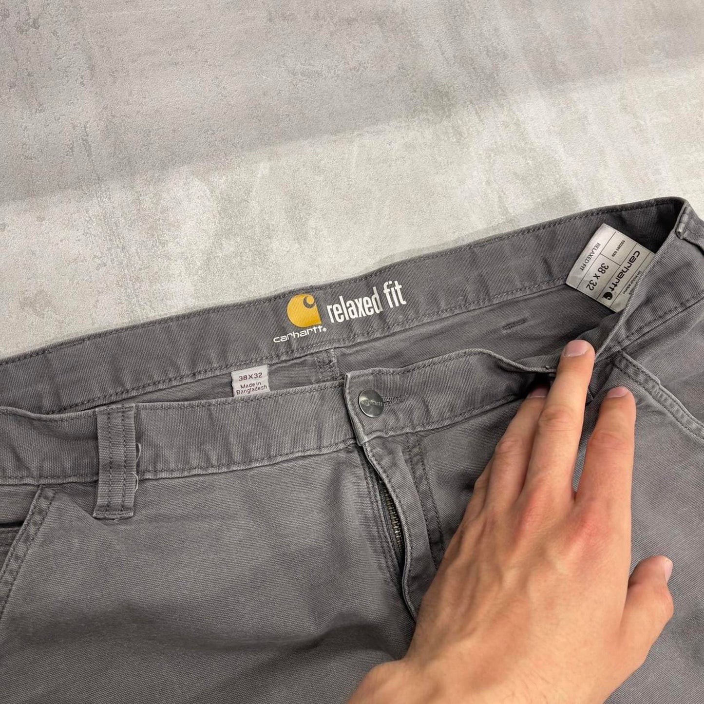 Vintage Grey Carhartt Carpenter Pants W38 L32