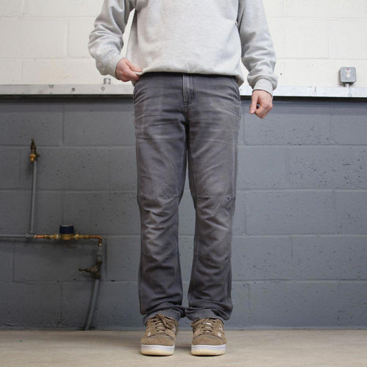 Y2K Carhartt jeans straight fit grey Slim skate style workwear pants