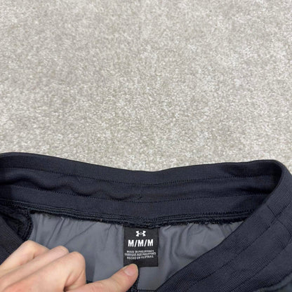 00s Under Armour tracksuit bottoms y2k M camo joggers embroidered logos gym wear trackies
