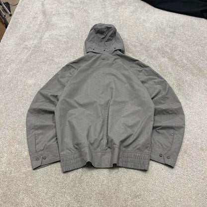 00s Oakley technical jacket L men's y2k style grey tech lightweight windbreaker hooded coat