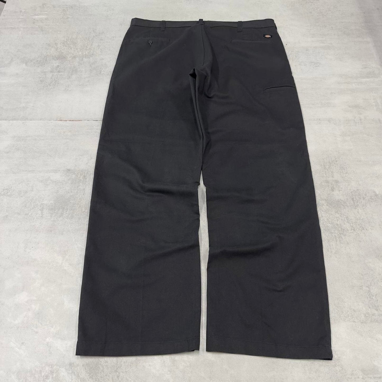 Baggy Dickies double knee pants W40 L32 black loose twill chino style skater pants